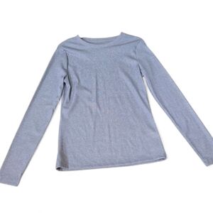 a new day Light Purple Shimmer Long Sleeve Women's Top